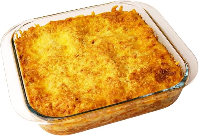 9×9in Square Glass Baking Dish, 2.4QT Glass Baking Pan, Baking Dishes for Oven