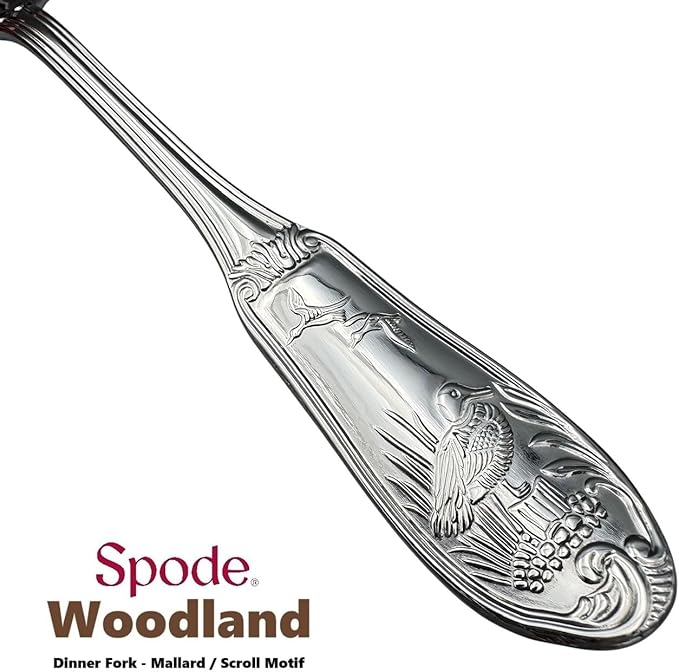 Spode Woodland 18/10 Stainless Steel 5pc. Place Setting (Service for One)