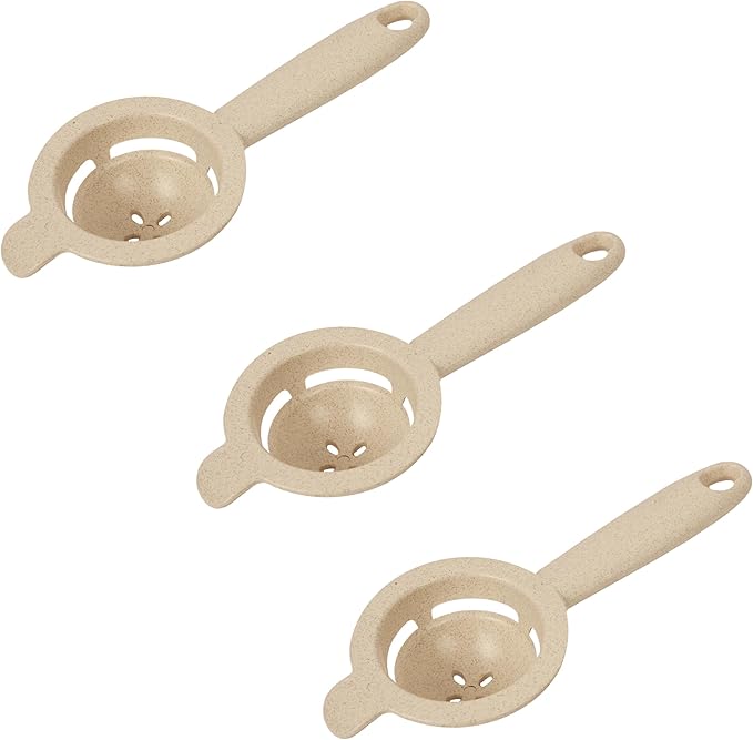 Wheat Straw Kitchen Utensils, Set of 3 (Egg Separators)