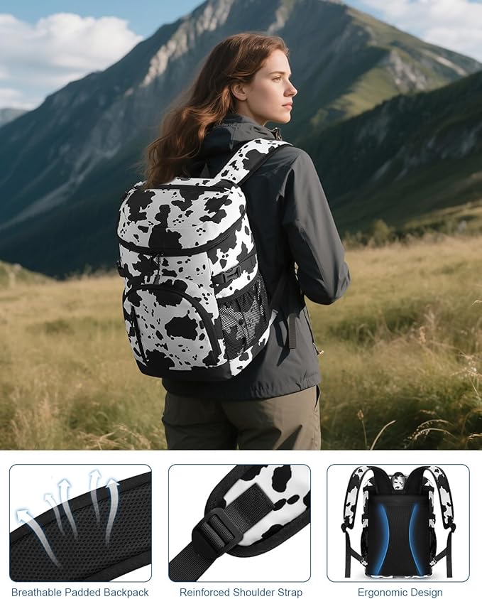Cooler Backpack Insulated Waterproof,30 Cans Backpack Coolers Leakproof Lunch Backpack for Men Women Portable Soft Cooler Bag for Beach Camping Travel Picnic