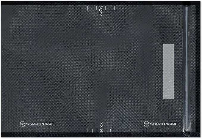 Resealable Zipper Vacuum Seal Bags 11" x 16" (50 Count) 5.5 Mil (Black and Clear) - BPA Free Commerical Grade Food Saver for Storage, Sous Vide, and Meal Prep Sealer Bag