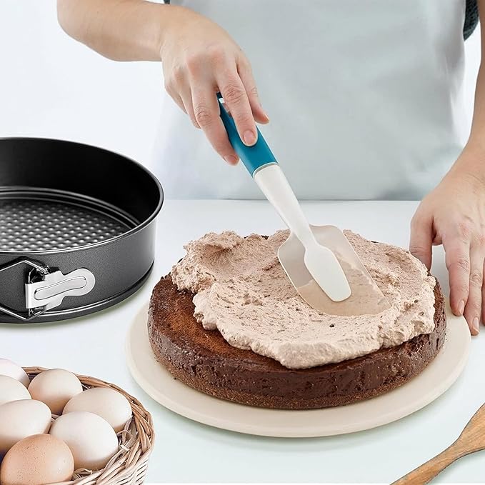 10 Inch Springform Pan Baking Pans Round Leakproof Nonstick Removable Bottom Bakeware for Cake, Cheesecakes, Pizza, and Quiches