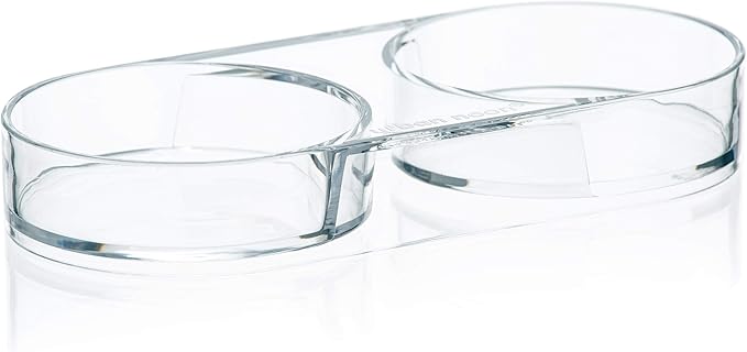 Salt and Pepper Mill Tray - Acrylic Transparent Mill Rest by urban noon - Grinders up to 2.2 inches in diameter