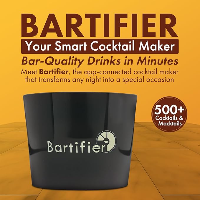 Smart Cocktail Maker – App-Connected Drink Mixer for Effortless Drinks – Craft Hundreds of Cocktails & Mocktails – Home Cocktail Machine for Parties, Gatherings, or Solo Nights