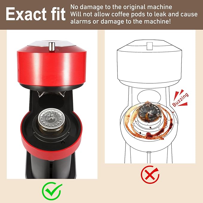 Aluminum Foils Lids for Reusable Nespresso Pods Vertuo,Foil Lids Seals for Refillable Vertuoline Capsules Coffee Pods, With Nespresso VertuoLine Capsules/Machine(100 pcs)