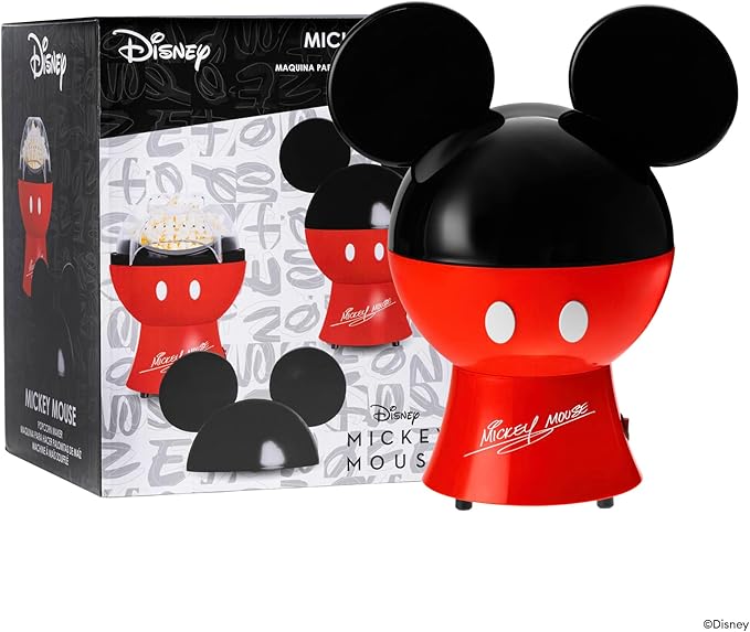 Uncanny Brands Disney Mickey Mouse Popcorn Maker - Kitchen Appliance