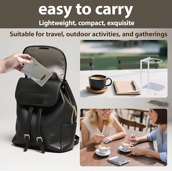 Stand Compatible with Outin Nano -Foldable Aluminum Espresso Coffee Machine Stand Accessories Compatible with Outin
