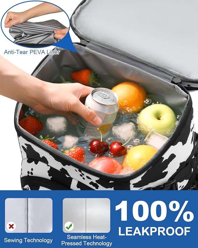 Cooler Backpack for Men Women Insulated Waterproof Backpack Cooler Leak Proof Cooler Bag Lightweight Lunch Backpack for Camping Beach Travel Picnic