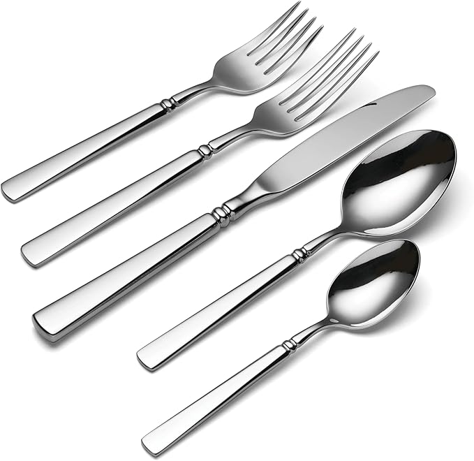 Oneida Easton Flatware, 5 Piece, Silver