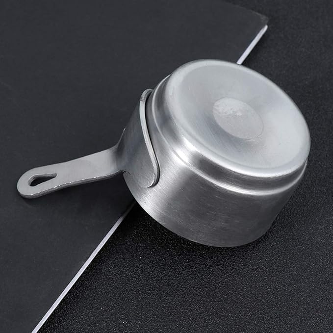 Hemoton Mini Saucepan Butter Milk Cheese Melting Pot Pan Small Heating Pot Cookware with Handle for Home Kitchen Restaurant Size S 9.5x5.3x5cm
