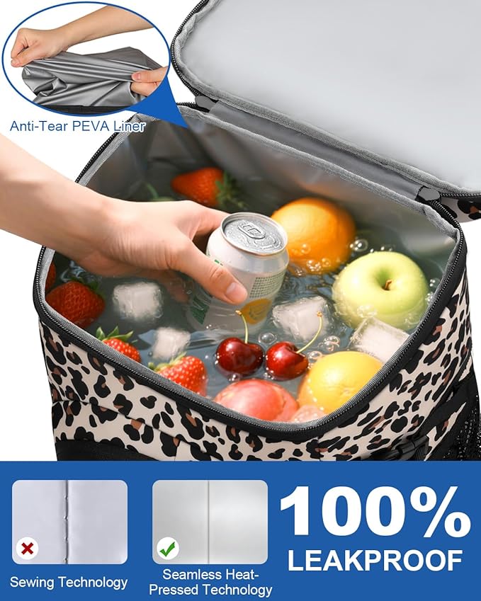 Cooler Backpack for Men Women Insulated Waterproof Backpack Cooler Leak Proof Cooler Bag Lightweight Lunch Backpack for Camping Beach Travel Picnic