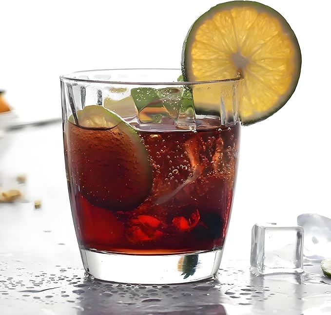 10 Oz Unbreakable Tritan Drinking Glasses Shatterproof Acrylic Glasses Drinkware BPA Free Hard Plastic Cups Reusable Kitchen Water Glasses Drinking Set of 12 (Clear)