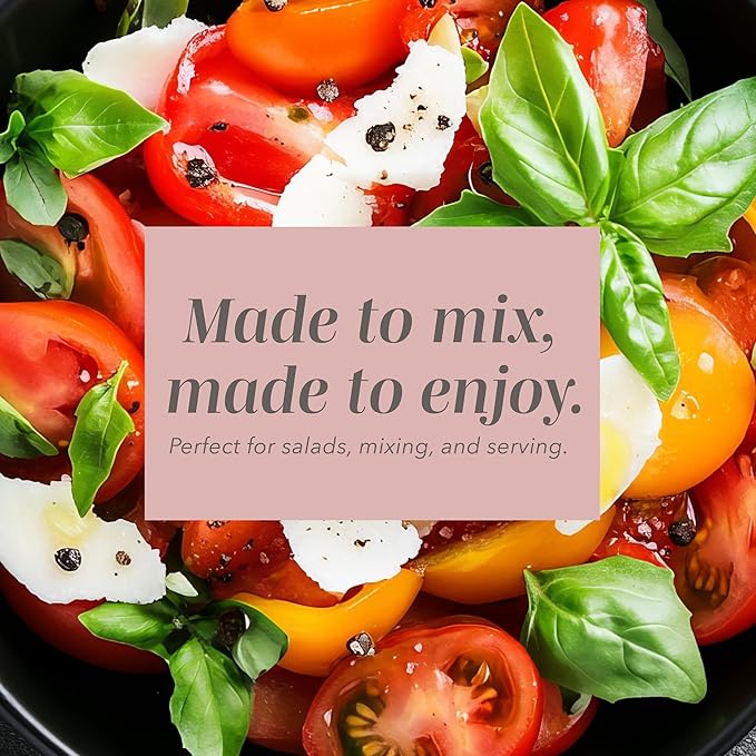 COOK WITH COLOR Mixing Bowls with Lids - 12 Piece Plastic Nesting Bowls Set includes 6 Prep Bowls and 6 Lids, Diamond Design - Microwave Safe (Mint)