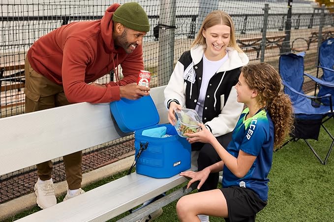 Coleman Pro 16-Can Premium Soft Cooler Lunchbox, Fully Insulated Lid & Body Stays Cold up to 30 Hours, Great for Camping, Tailgating, Parties, Sports, Concerts, Lunches & More