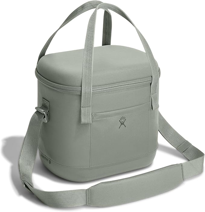 Hydro Flask Cooler Bag for Beach, Beverages and Travel - Insulated Soft Lunch Bag - 12 L Capacity in Agave Green