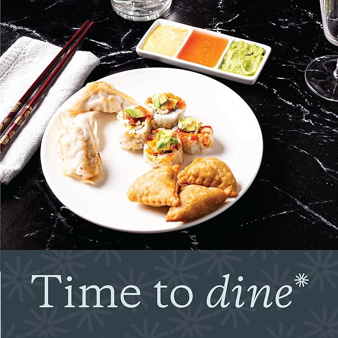 Vikko Dinner Plate, Set of 6 White Plates, 9 Inch Ceramic Dinner Plates Set, Stackable Dinner Plates for Every Day and Special Occasion, Restaurant Style, Dishwasher Safe, Microwave Safe