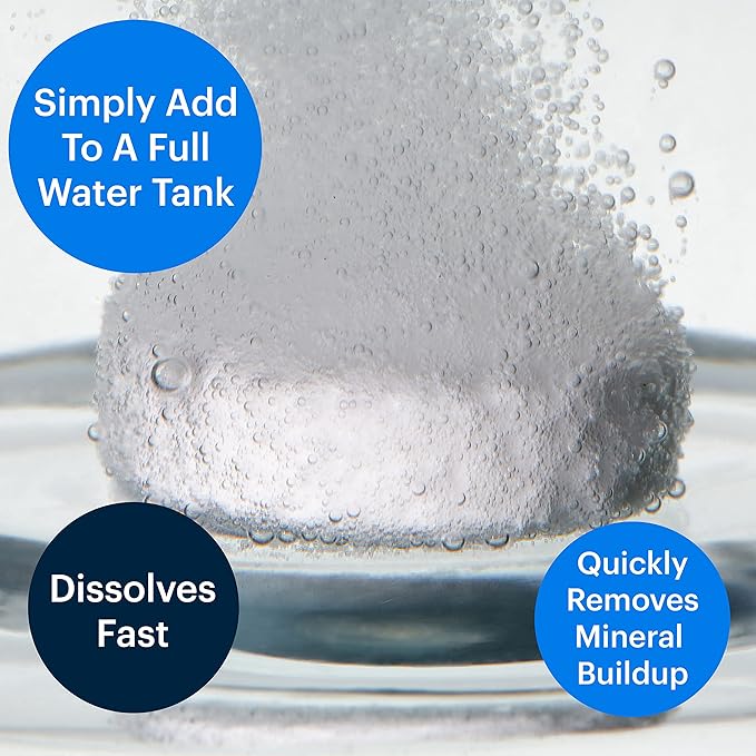 Essential Values Descaling Tablets (24 Count/Up To 24 Uses) For Jura, Miele, Bosch, Tassimo Espresso Machines and Miele Steam Ovens