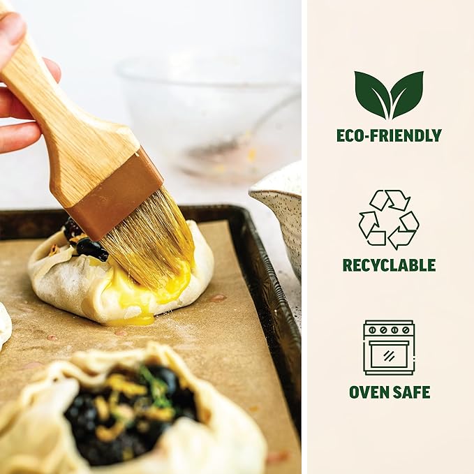 Zenlogy Parchment Paper Sheets 12x16 (200 sheets) for Baking - Unbleached Chlorine-free High Heat Non-Stick Pre-Cut Parchment Paper for Half Sheet Pans