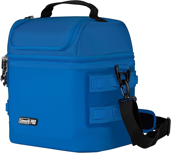 Coleman Pro 16-Can Premium Soft Cooler Lunchbox, Fully Insulated Lid & Body Stays Cold up to 30 Hours, Great for Camping, Tailgating, Parties, Sports, Concerts, Lunches & More