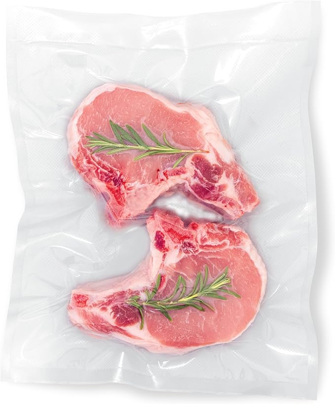 Guy Fieri's Flavortown 11" x 14" Gallon-Size Vacuum Seal Bag - 24-Count BPA-Free Freezer Bags for Food Storage, Lock in Flavor & Freshness, Puncture-Resistant Kitchen Bags for Vacuum Sealing