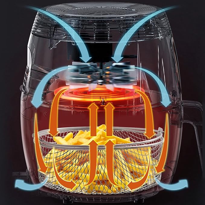 Air Fryer Basket, Steamer Basket for Instant Pot, 304 Stainless Steel Mesh Basket for Instant 6Qt 8Qt Air Fryer, Air Fryer Accessory 8 inch Basket with Handle