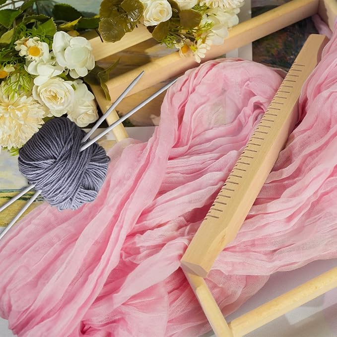 12 Pack Rose Gold Cheesecloth Table Runner 10ft Boho Gauze Cheese Cloth Table Runner Rustic Sheer Runner 120 inch Long for Christmas Wedding Bridal Baby Shower Birthday Table Decorations