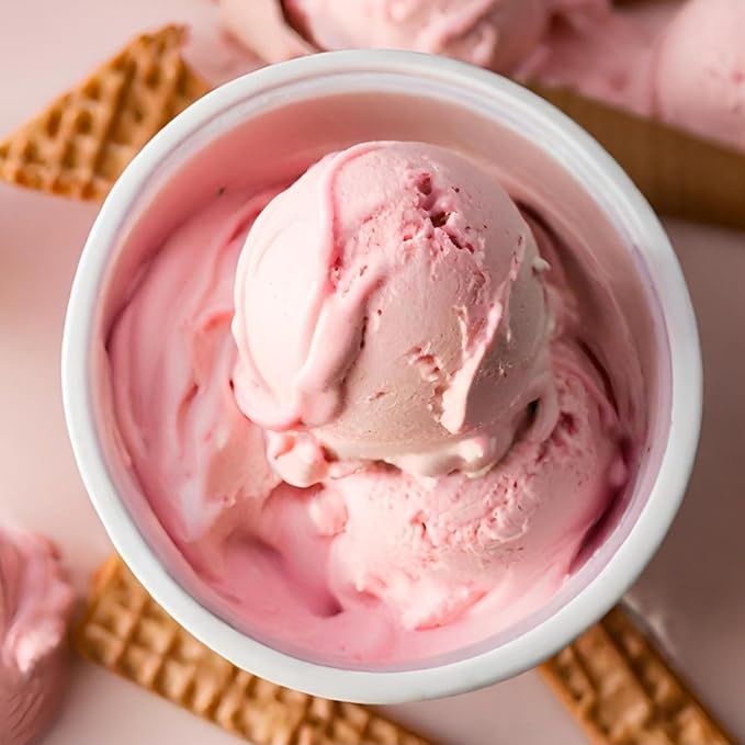 Nostalgia Electric Ice Cream Maker with 2-Qt Double Insulated Gel Canister & Stainless Steel Base - Makes Sorbet, Soft Serve, and Frozen Yogurt - Aqua