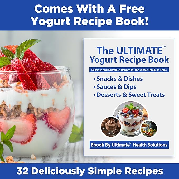Ultimate Greek Yogurt Strainer - Make Delicious Homemade Yogurt with MORE PROTEIN AND LESS SUGAR - Fine Mesh Nylon Greek Yogurt Maker - 100% BPA Free & Dishwasher Safe with Large 2.3 Quart Capacity