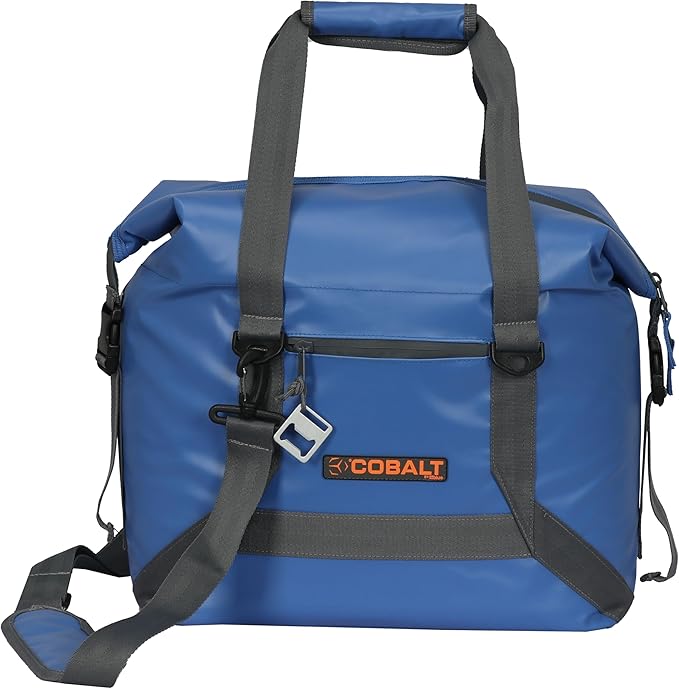 Heavy Duty Soft-Sided Cooler Tote/Backpack, Upgraded Blue Design, Heavy-Duty PVC Tarpaulin, Waterproof PEVA Liner, Ideal for Outdoor Adventures by Blue Coolers