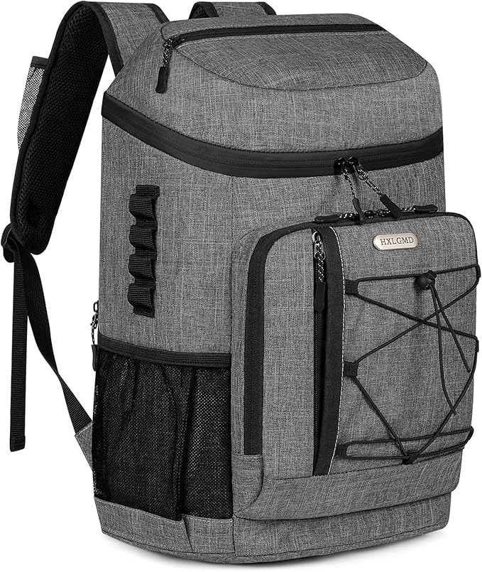 Backpack Coolers Insulated Leak Proof 30 Cans, Soft Sided Insulated Cooler Bags Ice Chest Backpack for Beach Travel Camping, with Reusable Ice Packs