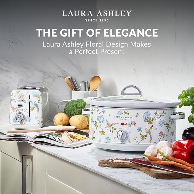 VQ - Laura Ashley 3.5L Slow Cooker - Elveden White
