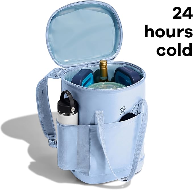 Hydro Flask Cooler Backpack for Beach, Beverages and Travel - Insulated Soft Lunch Bag - 20 L Capacity in Agave Green