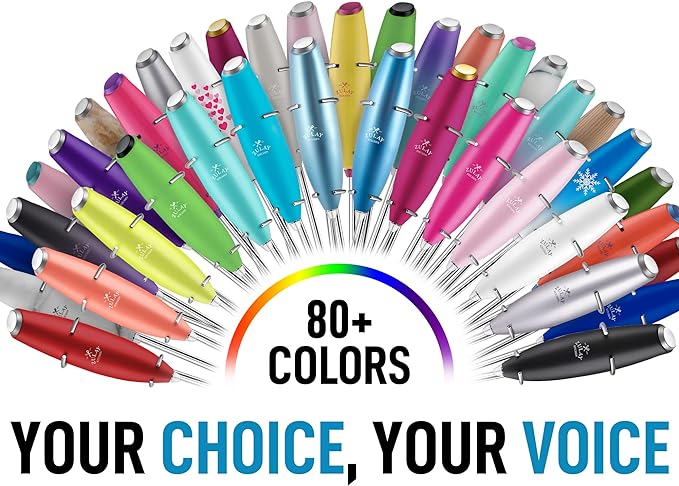 Zulay Powerful Milk Frother for Coffee with Powerful Motor - Handheld Frother Electric Whisk, Milk Foamer, Mini Mixer & Coffee Blender Frother for Frappe, Latte, Matcha, No Stand - Maple