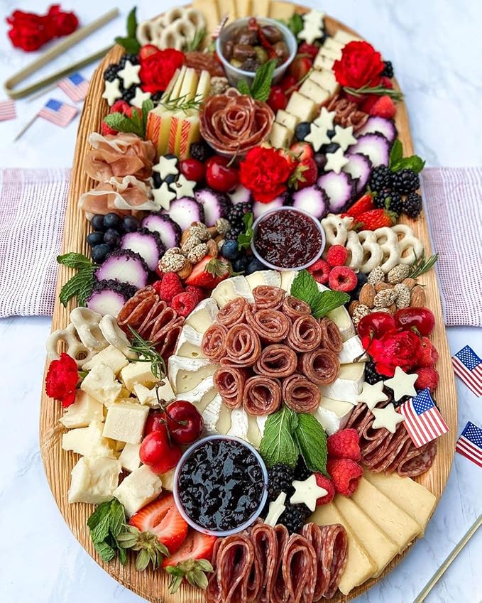 10-Pack 22"x12" Palm Leaf Trays | Eco-Friendly, Compostable Platters for Weddings, Charcuterie Boards & Events