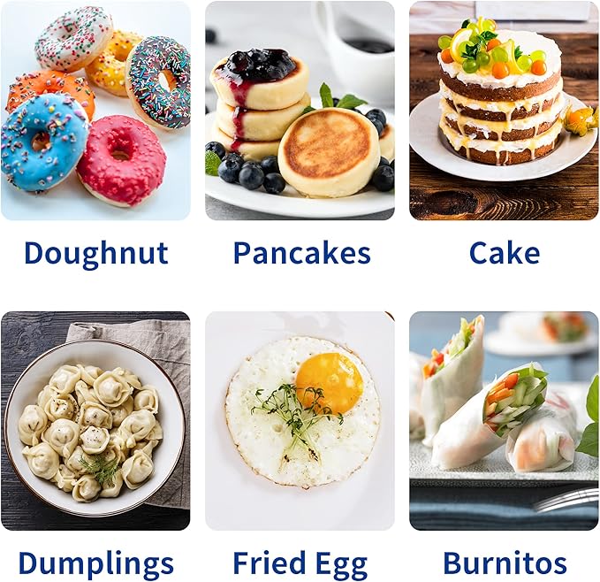 M JNGMEI 6 Pieces Stainless Steel Cookie Cutter Set 2'', 3'',3.5'', 4'',5''and6'' Biscuit Plain Edge Round Cutters large Sizes Shape Molds Ranging from 2-6 Inches GIFT PACKAGE