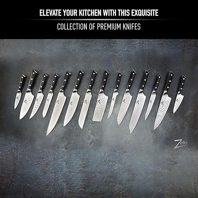 Zelite Infinity 5.5 Inch Serrated Bread Knife for Homemade Bread - Razor Sharp Japanese AUS-10 Super Steel 67-layer Damascus Knife; Sourdough Bread Knife & Bread Cutting Knife - Luxurious Gift Box