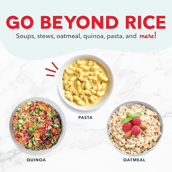 Dash Mini Rice Cooker Steamer with Removable Nonstick Pot, Keep Warm Function & Recipe Guide, 2 cups, for Soups, Stews, Grains & Oatmeal - Lavender