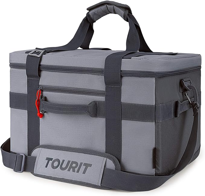 TOURIT Cooler Bag 48/60 Cans Insulated Soft Cooler Large Collapsible Cooler Bag 32/40L Lunch Coolers for Picnic, Beach, Work, Trip