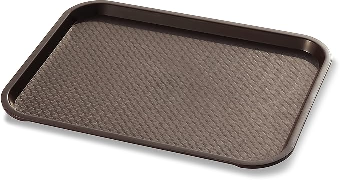 New Star Foodservice Fast Food Tray, Set of 12 (Brown, 12 by 16-Inch)