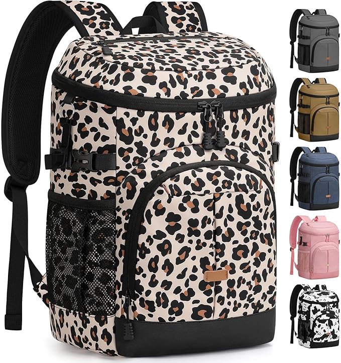 Cooler Backpack for Men Women Insulated Waterproof Backpack Cooler Leak Proof Cooler Bag Lightweight Lunch Backpack for Camping Beach Travel Picnic