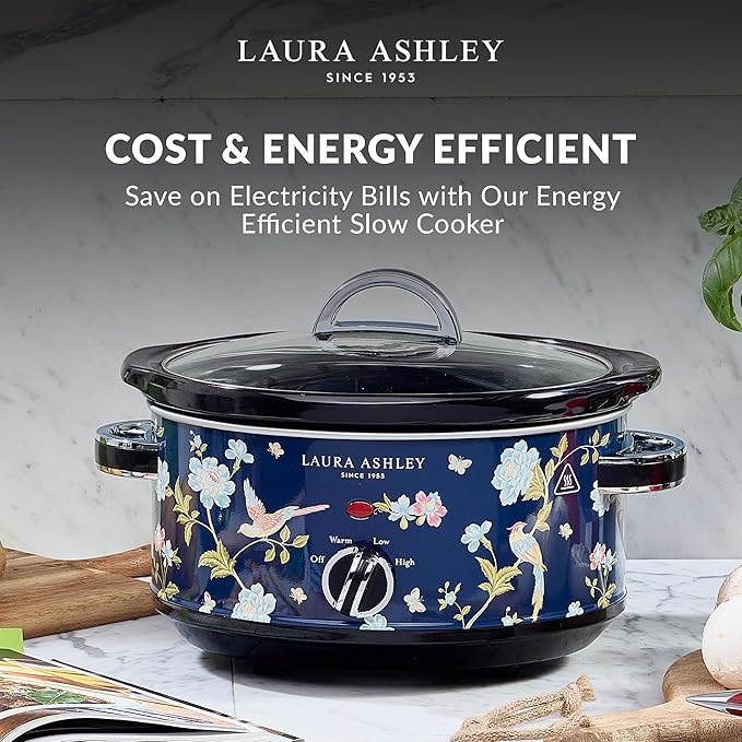 VQ- Laura Ashley 6.5L Slow Cooker - Elveden Navy