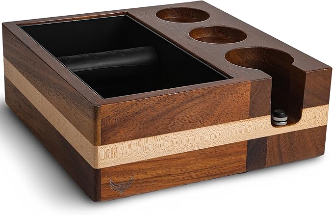 Breville Espresso Machine Accessories Kit 54mm Coffee Tamper Set Includes Distributor, Tamper, WDT Tool, Dosing Funnel, Knock Box, and Puck Screen
