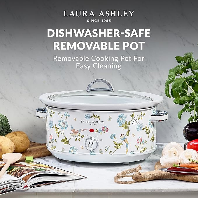 VQ - Laura Ashley 3.5L Slow Cooker - Elveden White
