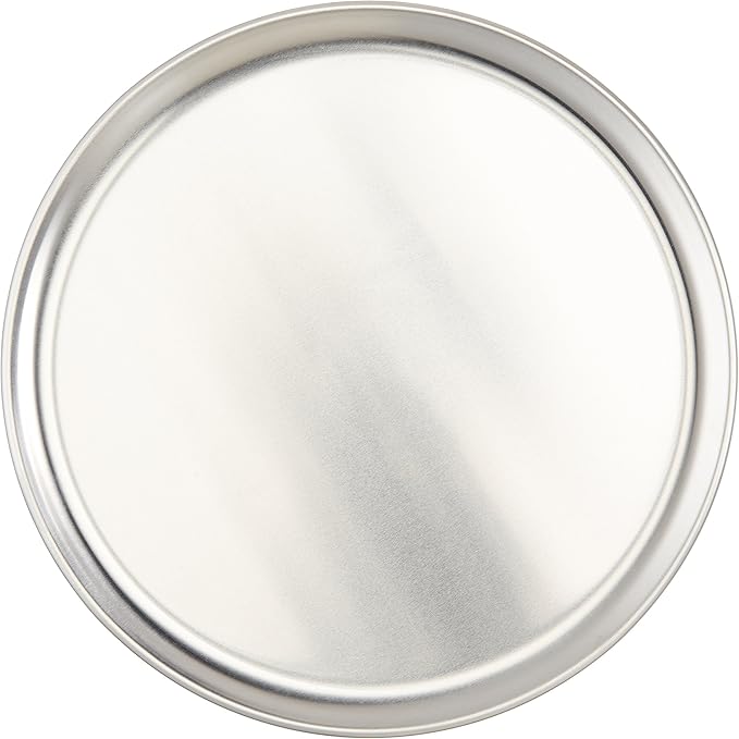 New Star Foodservice Restaurant-Grade Aluminum Pizza Pan, Baking Tray, Coupe Style (10-Inch (Pack of 6))