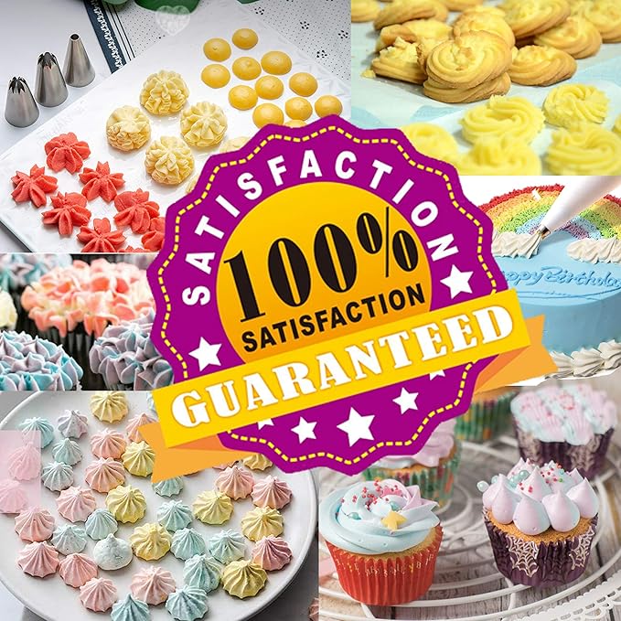 GEMLON 16 Inch Disposable Piping Bags with Pull-Out Dispenser Box - 100 Pack Large Pastry Bags for Cake Decorating, Anti-Burst Plastic Icing Bags for Frosting, Chocolate, Cookie Decorating Supplies
