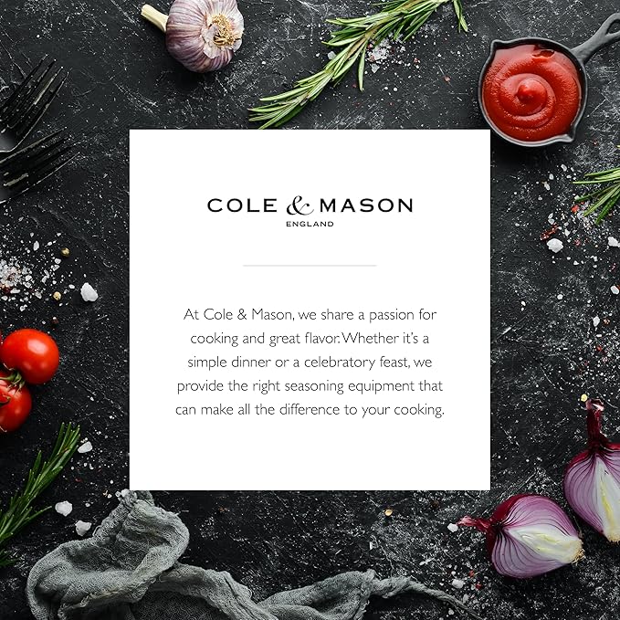 Cole & Mason Derwent Grinder Set - Precision Mechanisms and Sea Salt and Peppercorns Mills - Derwent Salt and Pepper, Copper