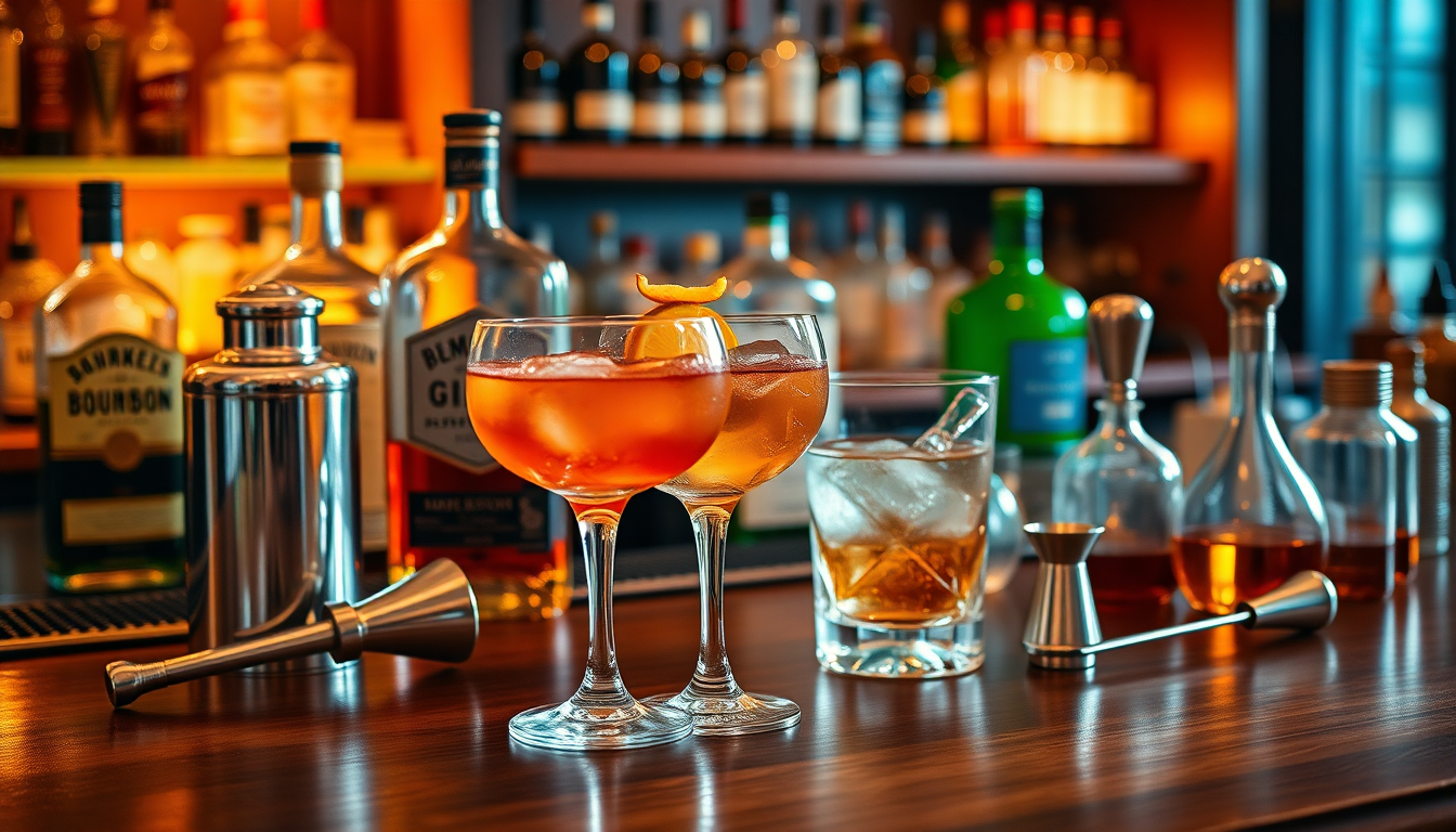 Cocktail Classics: From Old Fashioned to Martini