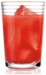 Glaver's Juice Glasses 7 oz. Set of 10 Glass Cups – Beverage Water Tumblers For Home and Bar, Water, Cocktails, Iced tea. Kids Friendly Dishwasher Safe.