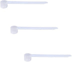 Plastic Measuring Scoop, (2.5 cc | 1/2 teaspoon | 2.5 mL) Long Handle Spoons for Powders, Granules, Coffee, Pet Food, Baking Supplies, Protein and Other Dry Goods, BPA Free (Set of 3)