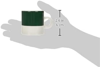 Pantone Espresso Cup, 101043435, Porcelain, Dark Green 3435, 6.1 x 6.1 x 8.2 cm, One Size